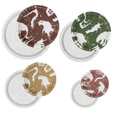 Molde redondo da bandeja do silicone para a decoração Home, armazenamento do Coaster, placa do armazenamento, base do vaso, molde da resina, gesso, molde concreto da carcaça