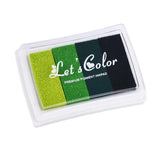 1 pçs 4 cor inkpad tinta carimbo almofada colorido dos desenhos animados artesanato inkpad conjunto para diy trabalho engraçado impressão digital scrapbooking acessórios