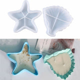 Starfish Leaf Silicone Mold, DIY Handmade Jóias De Armazenamento, resina epóxi, Artesanato, Decoração Para Casa Ornamentos