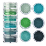 Resina epóxi Mold Corante Corante, Pigmento Pérola, Glitter Artesanato, Mineral, DIY, 6 Cores por Conjunto