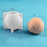 Criativo Bola De Silicone Molde De Vela, Geometria Simples DIY, Sabonete De Gesso Aromático, Fabricação De Vela, Artesanato De Presentes, Suprimentos De Decoração Para Casa
