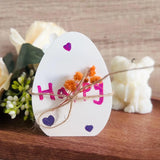 Páscoa em branco multi-tamanho ovo decoração molde de silicone artesanal 3d aromatreatment gesso desenho de páscoa decoração de ovo fazendo ferramenta