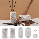Garrafa De Aromaterapia Cilíndrica Molde De Silicone, DIY Cimento De Gesso, Inserção De Vaso, Recipiente Perfumado, Ornamento De Fundição, Decoração De Casa