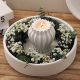Redonda Tigela De Armazenamento Moldes De Silicone, cimento artesanal DIY, bandeja De Vela De Gesso, molde De Vaso De Flores, Molde De Fundição De Resina Concreta, Decoração De Casa