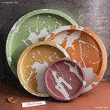 Concreto Redondo Silicone Molde Prato De Resina, Placa Fazendo Moldes, Painel De Exibição De Jóias DIY, Armazenamento De Gesso, Molde Coaster, 15-30cm
