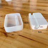 Resina Phone Stand Silicone Mold, Cimento Titular do cartão, Terrazzo Mold, Caseiro Celular Titular para iPhone, DIY