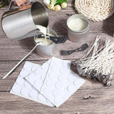 Pavio de vela sem fumaça, 8-20 cm, 100 pavio de algodão pré-encerado, alta qualidade com peça de suporte de metal, faça você mesmo, ferramentas de fabricação de velas artesanais