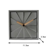 Molde de silicone geométrico estilo nórdico, Molde Pinkie, Moldes de relógio de mesa, Cimento Design Criativo para Escritório e Casa