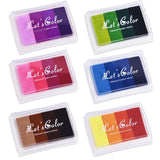 Almofada de Tinta Colorida para Artesanato e Scrapbooking