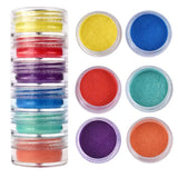 Resina epóxi Mold Corante Corante, Pigmento Pérola, Glitter Artesanato, Mineral, DIY, 6 Cores por Conjunto