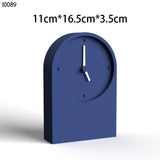 Molde de silicone geométrico estilo nórdico, Molde Pinkie, Moldes de relógio de mesa, Cimento Design Criativo para Escritório e Casa