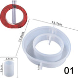 Arched Round Hidropônico Gesso Moldes DIY Concreto Retangular Planta Hidropônico Vaso Resina Molde Decoração Para Casa Artesanato Presentes