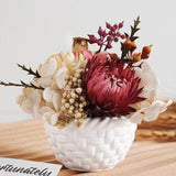 Cesta redonda de tecido, jarra de vela, molde de silicone, faça você mesmo, cesta de bambu, vaso de flores, tigela de armazenamento, gesso, molde de concreto, decoração de casa