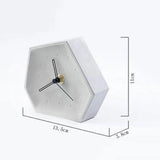 Molde de silicone geométrico estilo nórdico, Molde Pinkie, Moldes de relógio de mesa, Cimento Design Criativo para Escritório e Casa
