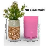 3D Cartoon Retrato Silicone Mold, suculento Planta Flowerpot, Abstrato Facial Pen Holder, Caixa De Armazenamento, Molde De Gesso