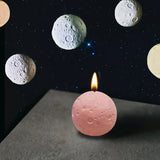 Forma da lua vela molde de silicone diy aromaterapia sabão resina gesso gelo cubo chocolate moldes vela fazendo kit casa decoração presentes