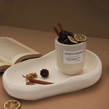 Wabi-Sabi Estilo Oval Bandeja De Armazenamento, Molde De Concreto, Placa De Resina Epóxi, Molde De Silicone, Decoração De Casa, Bandeja De Armazenamento De Porca, Gesso