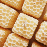 Cubo favo de mel scented vela gesso molde de silicone grau alimentício mousse de chocolate forma de cubo 3d moldes presente de casamento decoração para casa