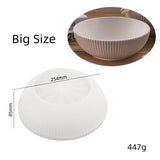 Grande redondo vaso de flores de concreto moldes bandeja de gesso tigela de armazenamento molde de silicone cimento suculentas plantas pote molde